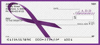 ADD Awareness Ribbon Personal Checks