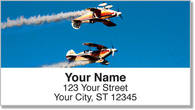 Aerobatic Air Show Address Labels
