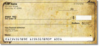 This classic personal check design is stylish and dignified. Click to see for yourself!