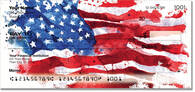 Get the rugged beauty of a worn and weathered US Flag on your personal checks. Click to see it now!