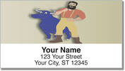 American Folklore Address Labels