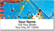 Amusement Park Address Labels