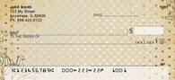 Antique Dots Personal Checks