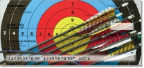Take aim with these cool checks for archers featuring targets, bows and arrows. Click to view!