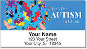 Autism Awareness Address Labels