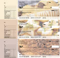 Bakery Designer Deskset Checks