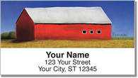 Barns Close Up Address Labels