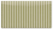 Beige Pinstripe Checkbook Cover
