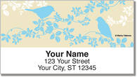 Bird on Branch Address Labels