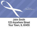 Blindness Awareness Ribbon Address Labels