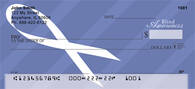 Blindness Awareness Ribbon Personal Checks