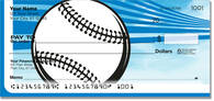 Step up to the plate with these cool baseball personal checks featuring your team's colors!