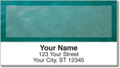 Blue Burlap Address Labels