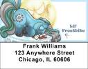 Blue Demons By Little Demon Address Labels