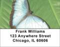 Blue Morpho Butterflies Address Labels