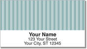 Blue Pinstripe Address Labels