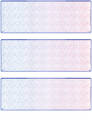 Blue Red Blank Stock For 3 to a Page Voucher Computer Checks