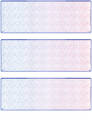 Blue Red Blank Stock For 3 to a Page Voucher Computer Checks
