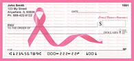 Breast Cancer Awareness Ribbon Personal Checks