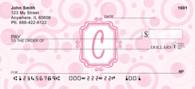 Bubbly Monogram C Personal Checks