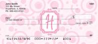 Bubbly Monogram H Personal Checks