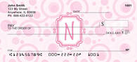 Bubbly Monogram N Personal Checks