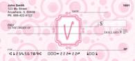 Bubbly Monogram V Personal Checks