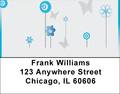 Butterflies Floating Address Labels