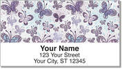 Butterfly Scroll Address Labels