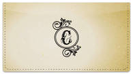 C Monogram Checkbook Cover