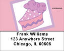 Cake Slice by Deidre Mosher Address Labels