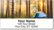 Camping & Hiking Address Labels
