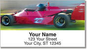 Car Racing Address Labels
