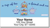 Carol Eldridge Tea Time Address Labels