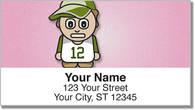 Cartoon Kid Address Labels