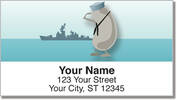 Cartoon Kidney Bean Address Labels