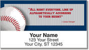 Casey Stengel Address Labels