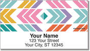 Chevron Geometrics Address Labels