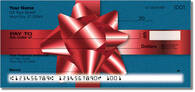 This attractive holiday-themed check design comes gift-wrapped! Click to see it now!