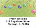 Christmas Ornament Party Address Labels
