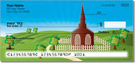 Click to see gorgeous church steeples illustrated on unique personal checks. Order online and save!