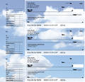 Clouds Designer Deskset Checks