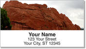 Colorado Red Rocks Address Labels