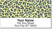 Colorful Animal Print Address Labels
