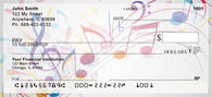 Colorful Music Notes Checks