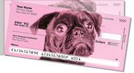 Colorful Pug Side Tear Checks