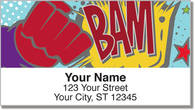 Comic Book Address Labels