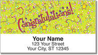 Congratulations Address Labels