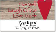 Country Sayings Address Labels