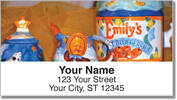 Country Teapot Address Labels